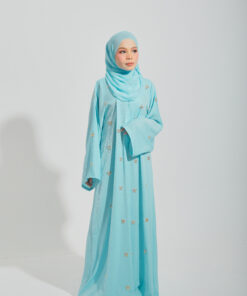 MARIPOSA SERIES ABAYA in Soft Blue