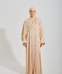 MARIPOSA SERIES ABAYA in Nude