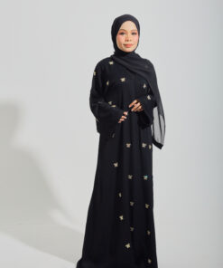 MARIPOSA SERIES ABAYA in Black